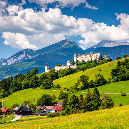 View of beautiful Slovak castles