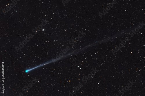 Photos Cometa c-2025 R3 ripresa con teleobbiettivo e camera astrronomica