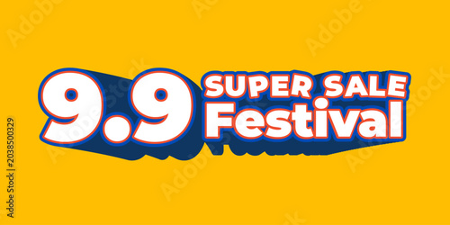 Super Sale Festival 9.9 Banner Template
