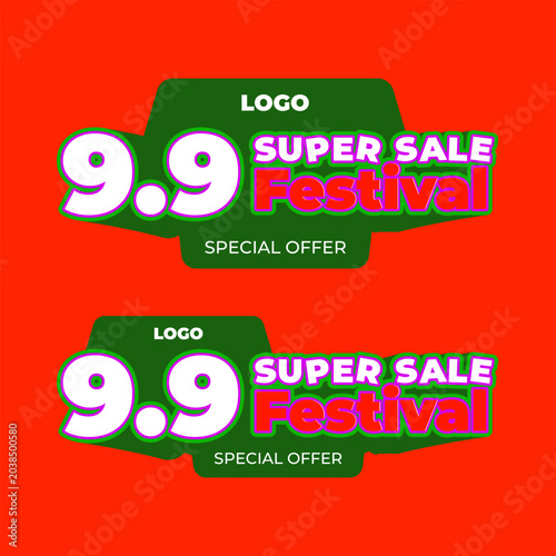 Super Sale Festival 9.9 Banner Template