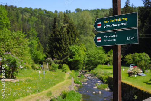 A signpost pointing to the 