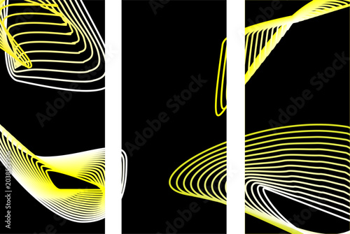 Εκτύπωση καμβά Three dimensional red triangular prisms floating in space with geometry triangle