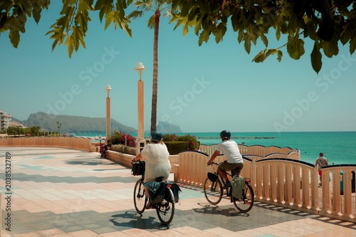 people on the beach