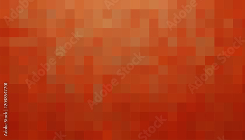 Orange Gradient Background. Abstract Burnt Oranges Pixel Texture Backdrop with Warm Terracotta Tones, Digital Mosaic Pattern, Modern Rustic Surface for Creative and Technology Design
