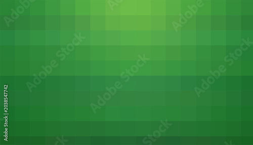 Gradient Green Background. Abstract Natural Greeny Backdrop with Soft Pixel Grid Texture, Rich Organic Digital Mosaic Pattern, Modern Futuristic Surface for Creative Design
