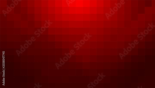 Red Gradient Background. Abstract Deep Crimson Backdrop with Soft Pixel Grid Texture, Rich Ruby Digital Mosaic Pattern, Modern Futuristic Surface for Creative Design