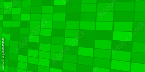 Bild auf Leinwand Abstract Green Perspective Tiled Floor Pattern with Geometric Square Grid