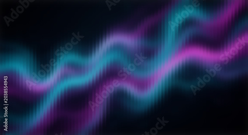 Canvastavla Magenta Cyan Sine Wave Background