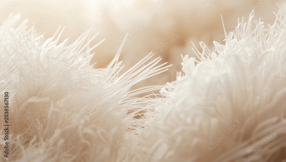 Obraz premium Feather vane texture background featuring minimal grain and high key illumination copy space