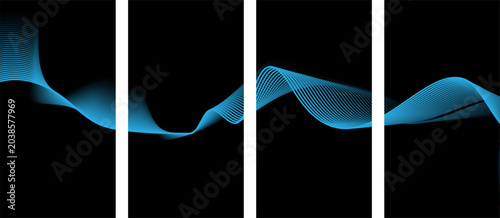 Fotografie Cyan three dimensional cube shapes arranged in a floating formation with geometr