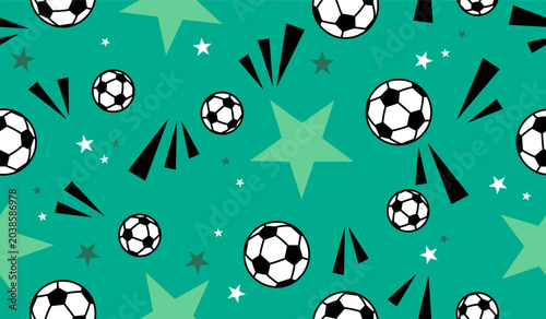 Football soccer seamless pattern background