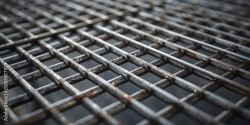 Concrete reinforcement steel mesh demonstrating high durability and holding power