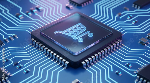 Revolutionizing digital commerce with advanced microchip technology for secure online transactions