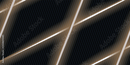 Abstract modern design black background with luxury golden elements vector