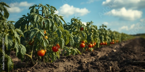 Full grown tomato plants pr...