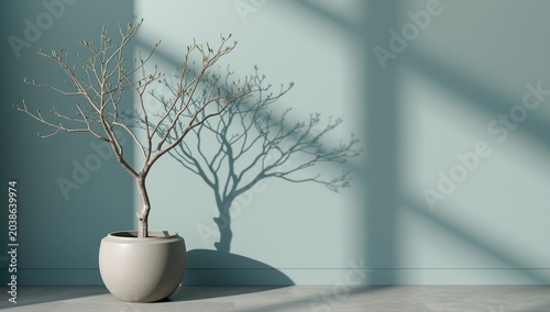 Contemporary minimalist tre...