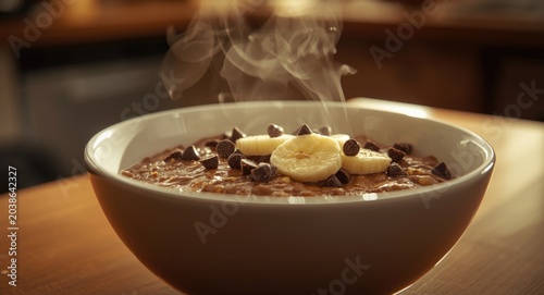 Delicious chocolate oatmeal...