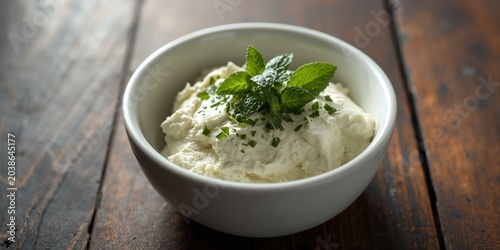 Creamy cottage cheese porti...
