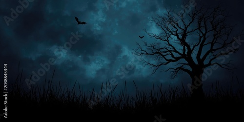 Halloween spooky background...