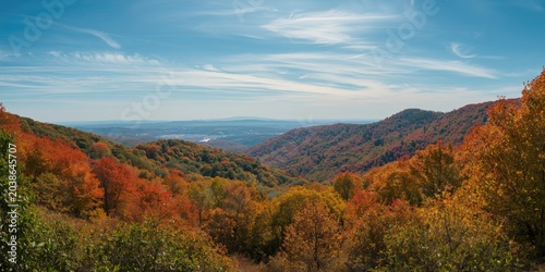 Flourishing foliage panoram...