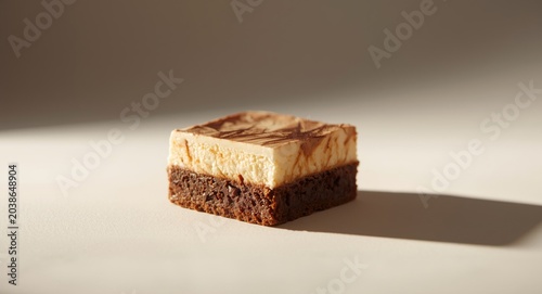 Delicious brownie cheesecak...