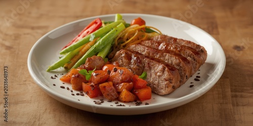 Flavorful pork sausage with...