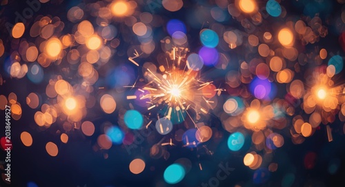Festive New Year celebratio...