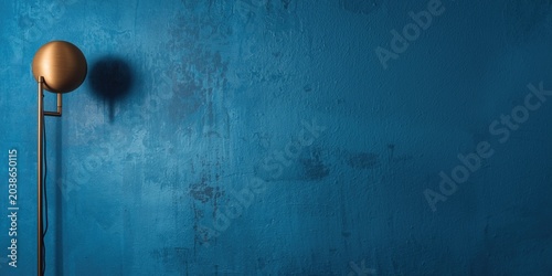Copy space on blue textured...