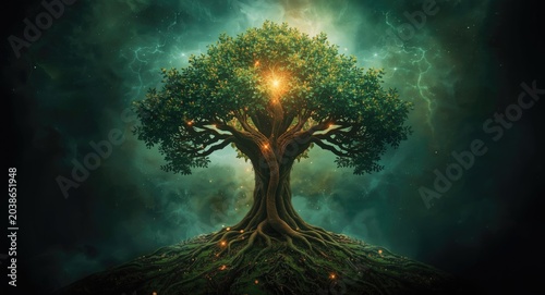 Digital artwork depicting a...