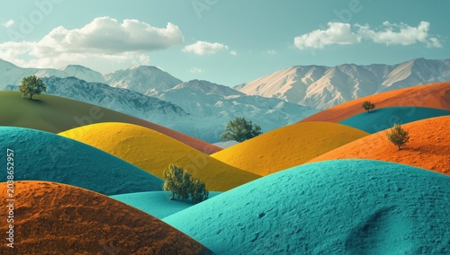 Diverse landscape compositi...
