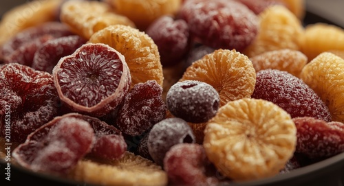 Closeup view of assorted fr...