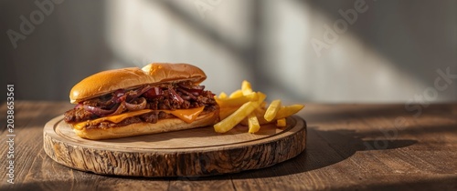 Flavorful steak and cheese ...