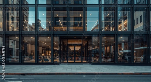 Contemporary commercial bui...