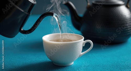 Close up of steam rising fr...