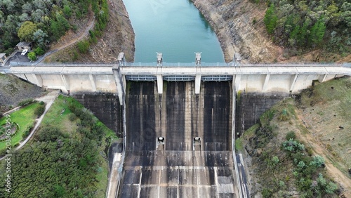 Obraz na plátně South para reservoir water dam infrastructure controlling water flow