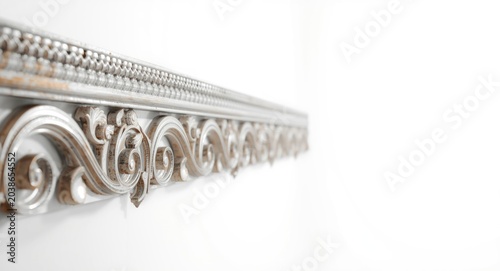Decorative steel frieze wit...