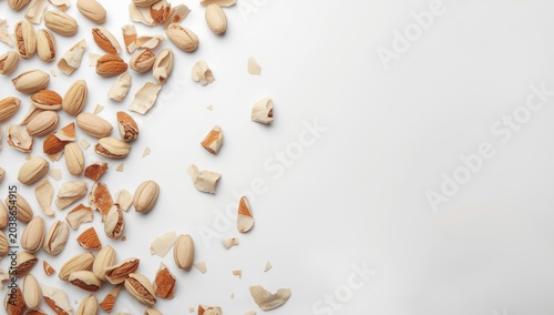 Floating shelled pistachio ...