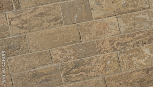 Closeup of brown stone surf...