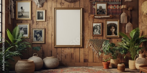 Ethnic inspired boho room f...