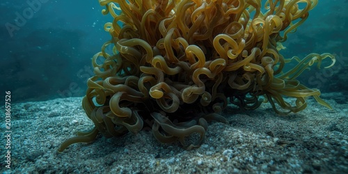 Detailed view of marine kel...