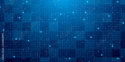Abstract digital background with square pattern