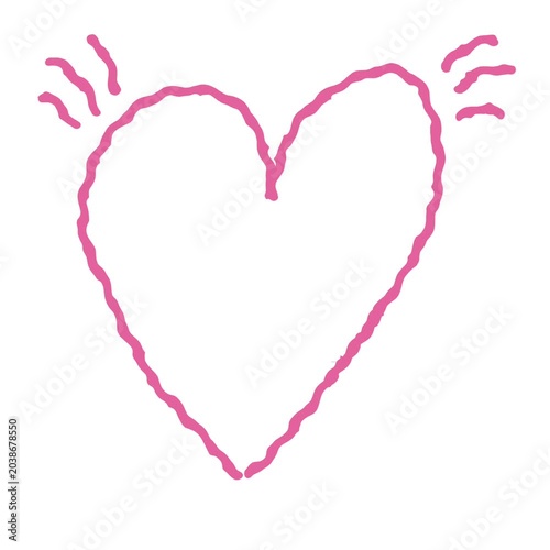 Abstract love scribble animation graphic 