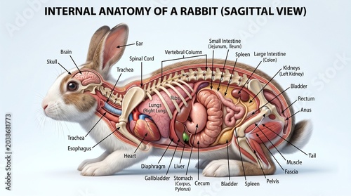 Rabit Internal Anatomy