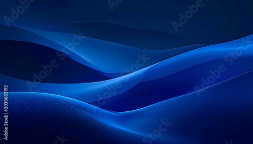 Blue Abstract Waves. (10)