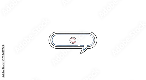 Simple speech bubble icon.