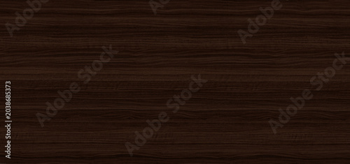 Cuadro en lienzo Dark mahogany wood texture background, deep brown timber grain surface, elegant