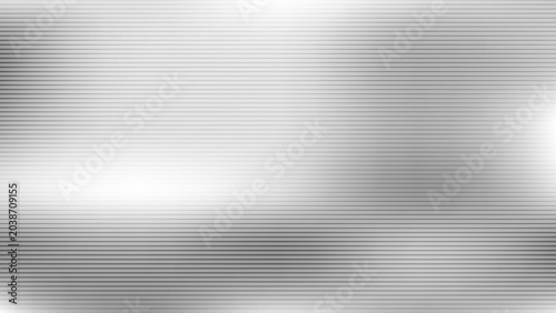 Obraz na plátne Thin horizontal lines span across a light gray metallic surface in this abstract vector background