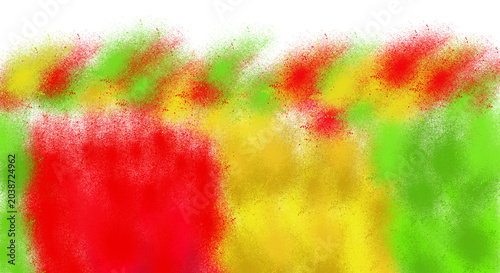 Abstract Colorful Spray Paint Texture Background with Red Yellow and Green Artistic Graffiti Effect for Creative Design and Modern Artwork.