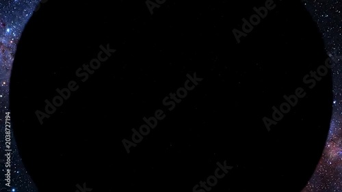 Black Hole in Space Galaxy Cosmos.