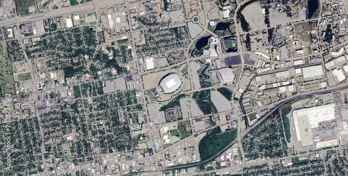 Photos Aerial Satellite View AT&T Stadium Arlington Texas FIFA 2026